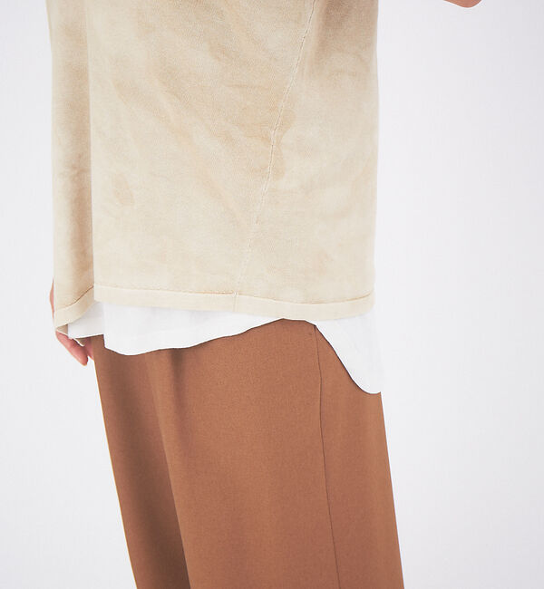 qualite「コールドダイアシメロングニット」|ニット・セーター|