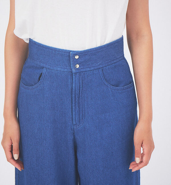 qualite「【セットアップ対応】ルーズデニムハイウエストパンツ」|デニム|