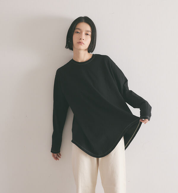 qualite「アシメコットンカットソー2」|Tシャツ・カットソー|