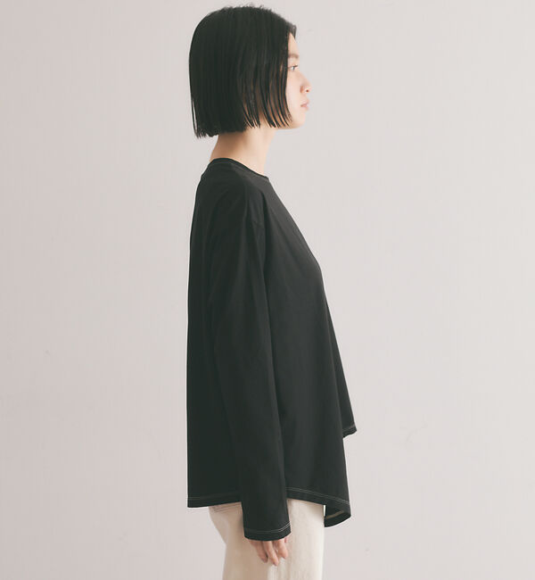 qualite「アシメコットンカットソー2」|Tシャツ・カットソー|