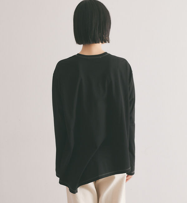 qualite「アシメコットンカットソー2」|Tシャツ・カットソー|