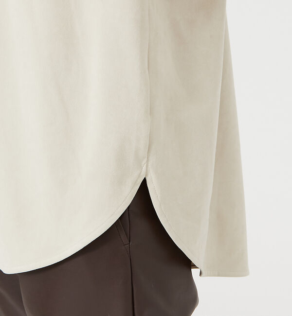 qualite「トリコットスェードカットソー」|Tシャツ・カットソー|