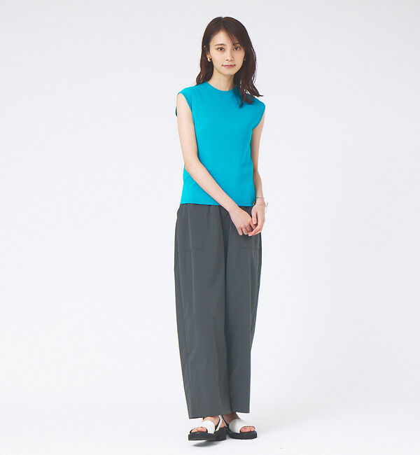 abahouse mavie「ポリエステルタフタワイドベーカーパンツ」|その他|