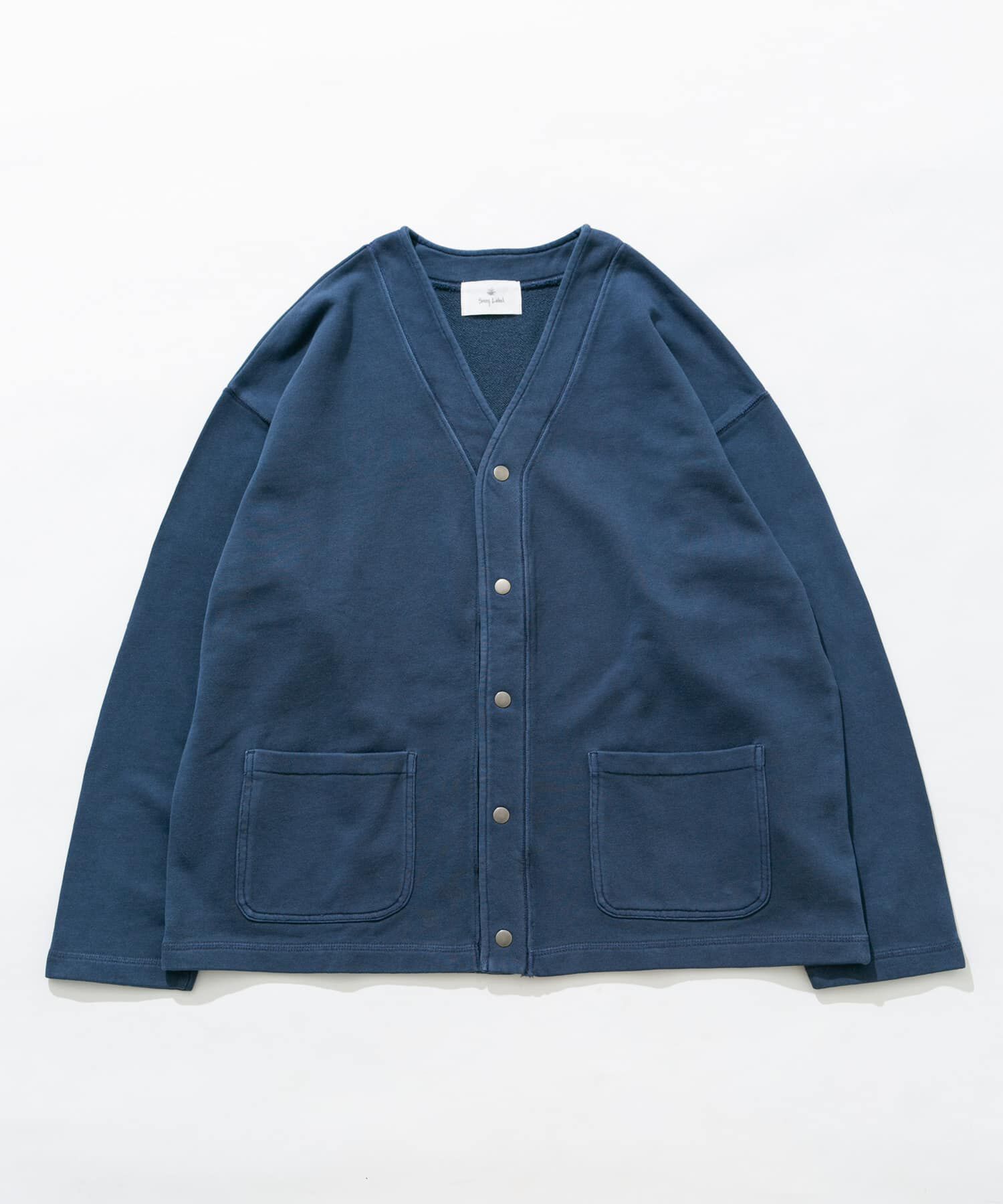 Sonny Label 「スウェットVネックカーディガン」|スウェット・ジャージ|ネイビー