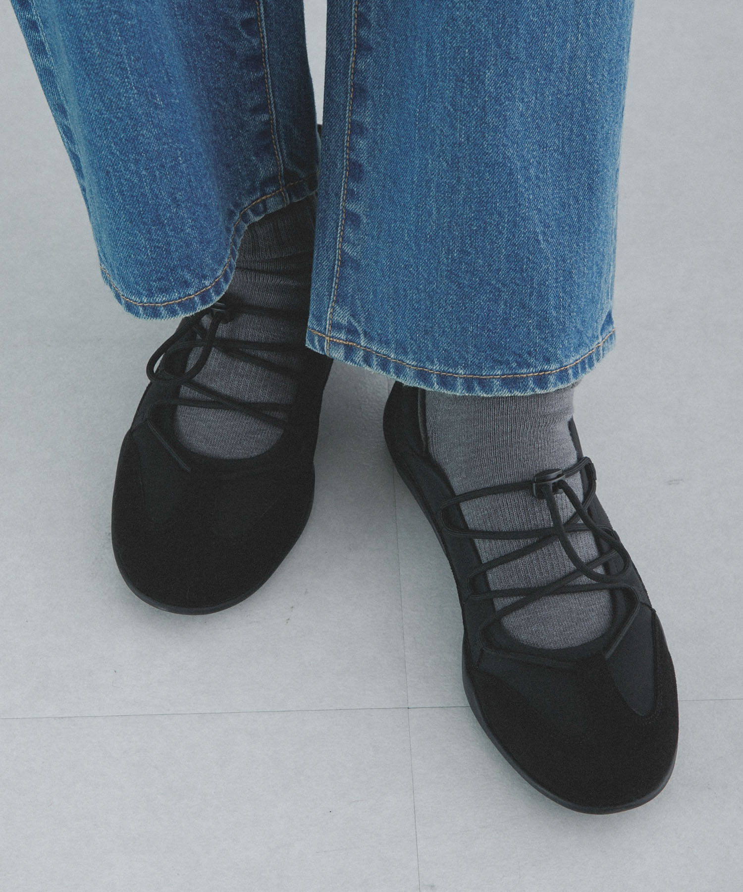 Sonny Label 「レースアップバレエスニーカー」|スニーカー|ブラック