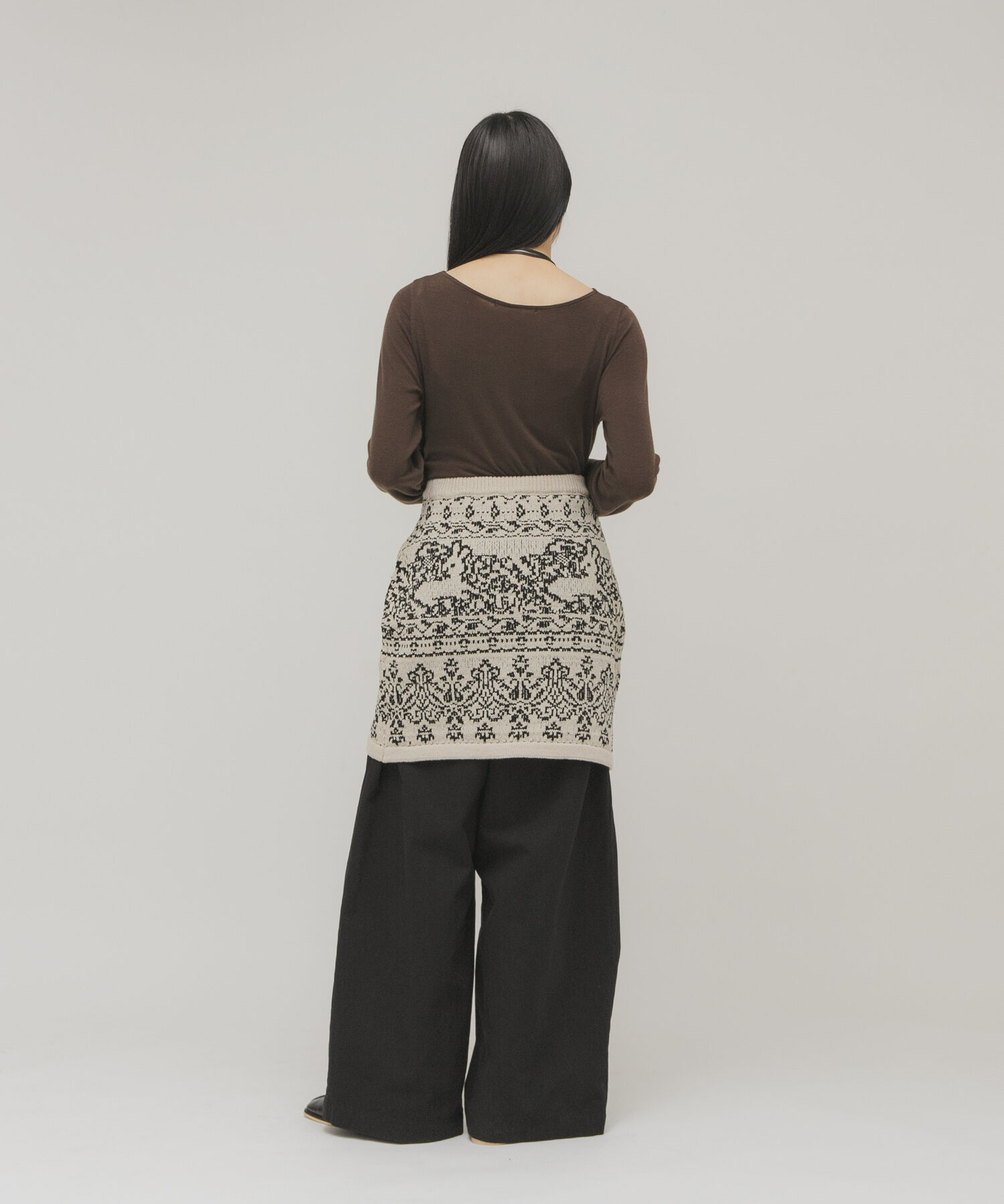  「タックドレープロンTEE」|Tシャツ・カットソー|