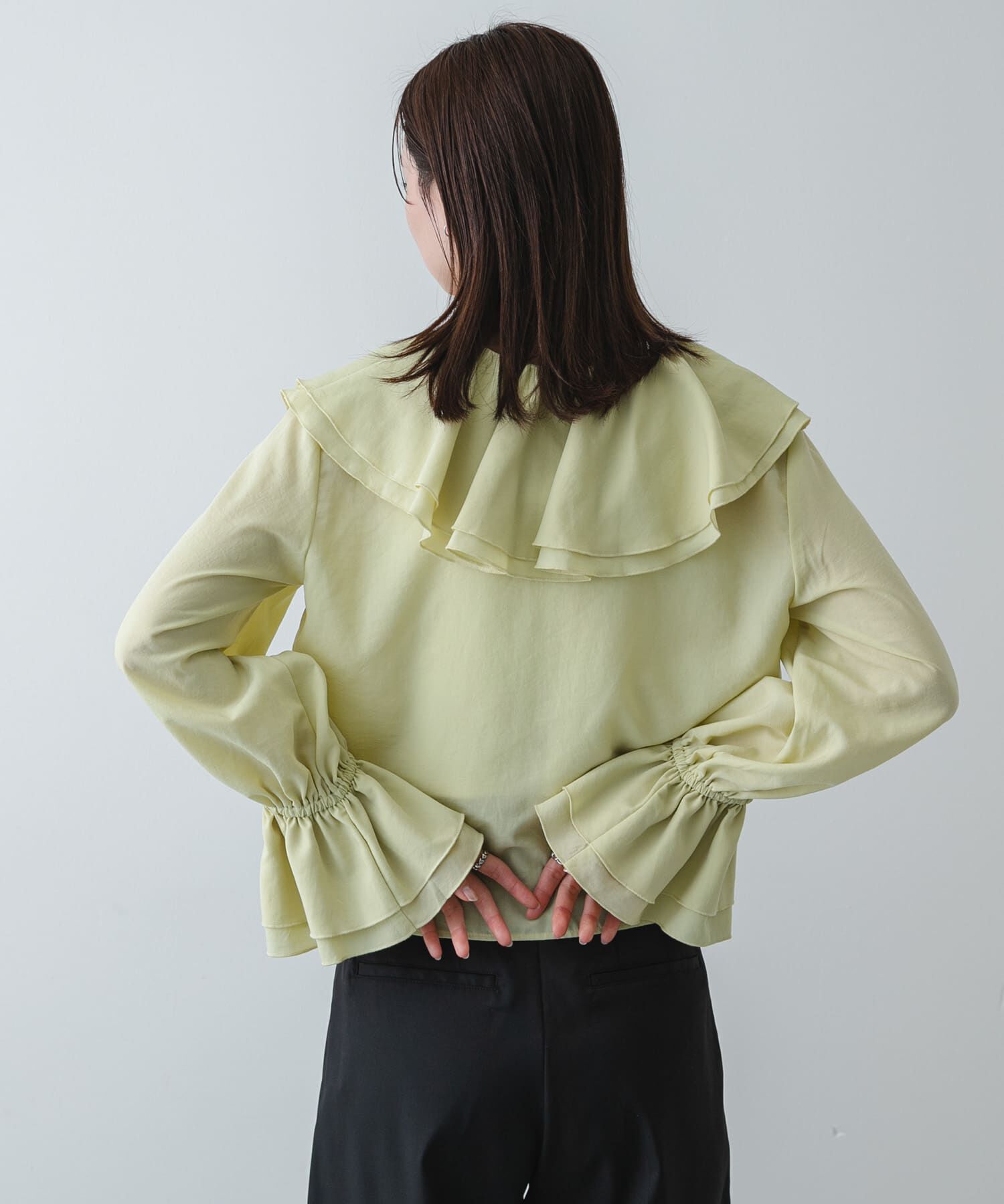 SENSE OF PLACE by URBAN RESEARCH「ラッフルブラウス」|Tシャツ・カットソー|