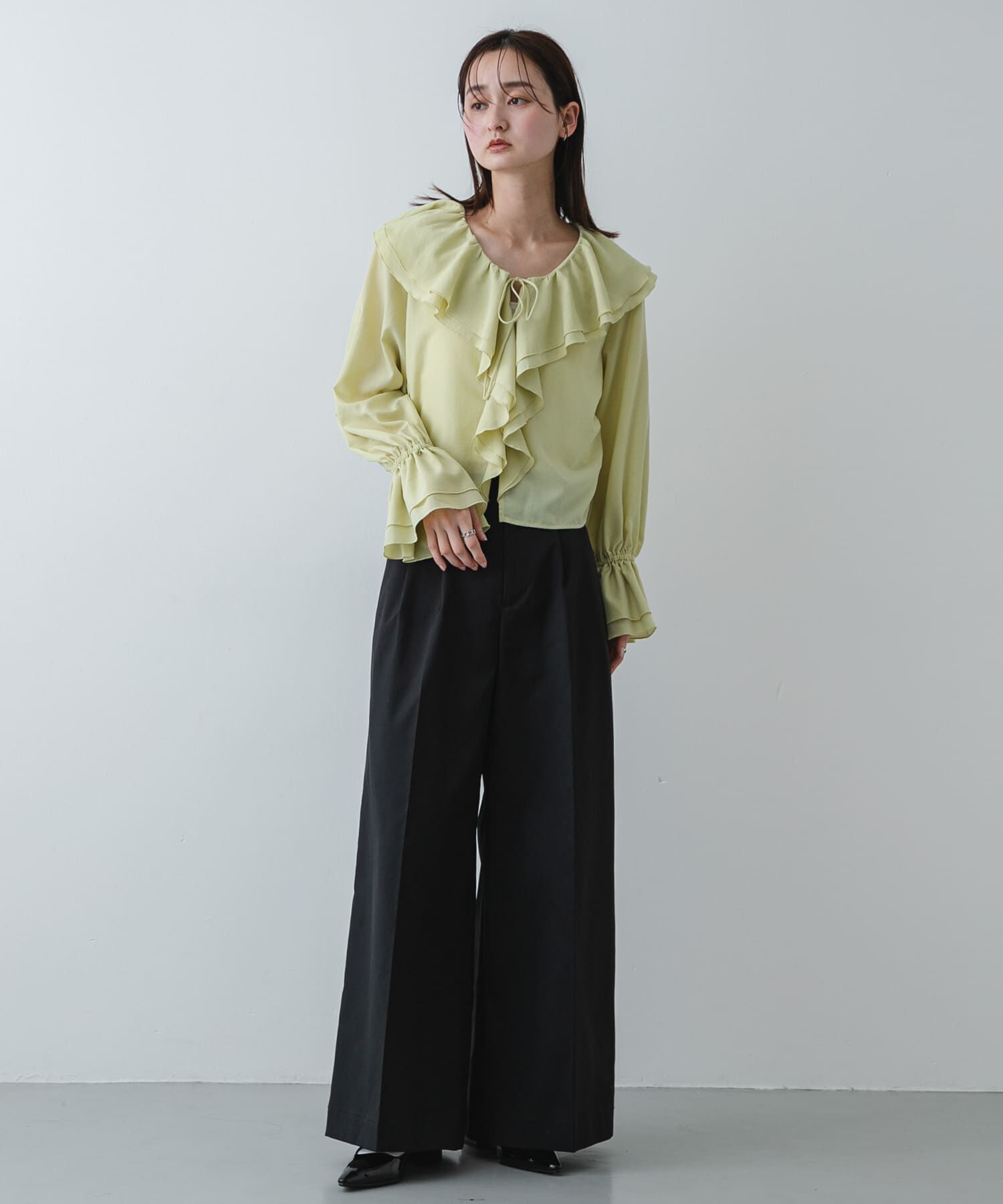 SENSE OF PLACE by URBAN RESEARCH「ラッフルブラウス」|Tシャツ・カットソー|