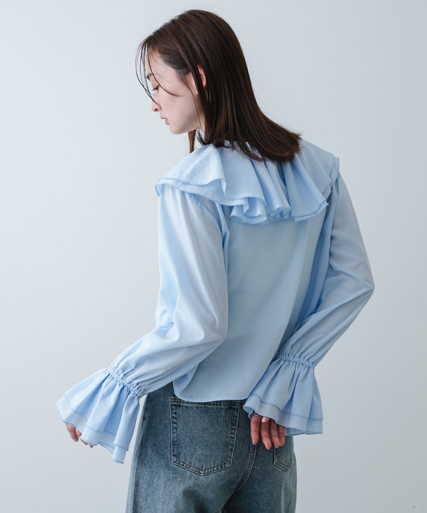 SENSE OF PLACE by URBAN RESEARCH「ラッフルブラウス」|Tシャツ・カットソー|