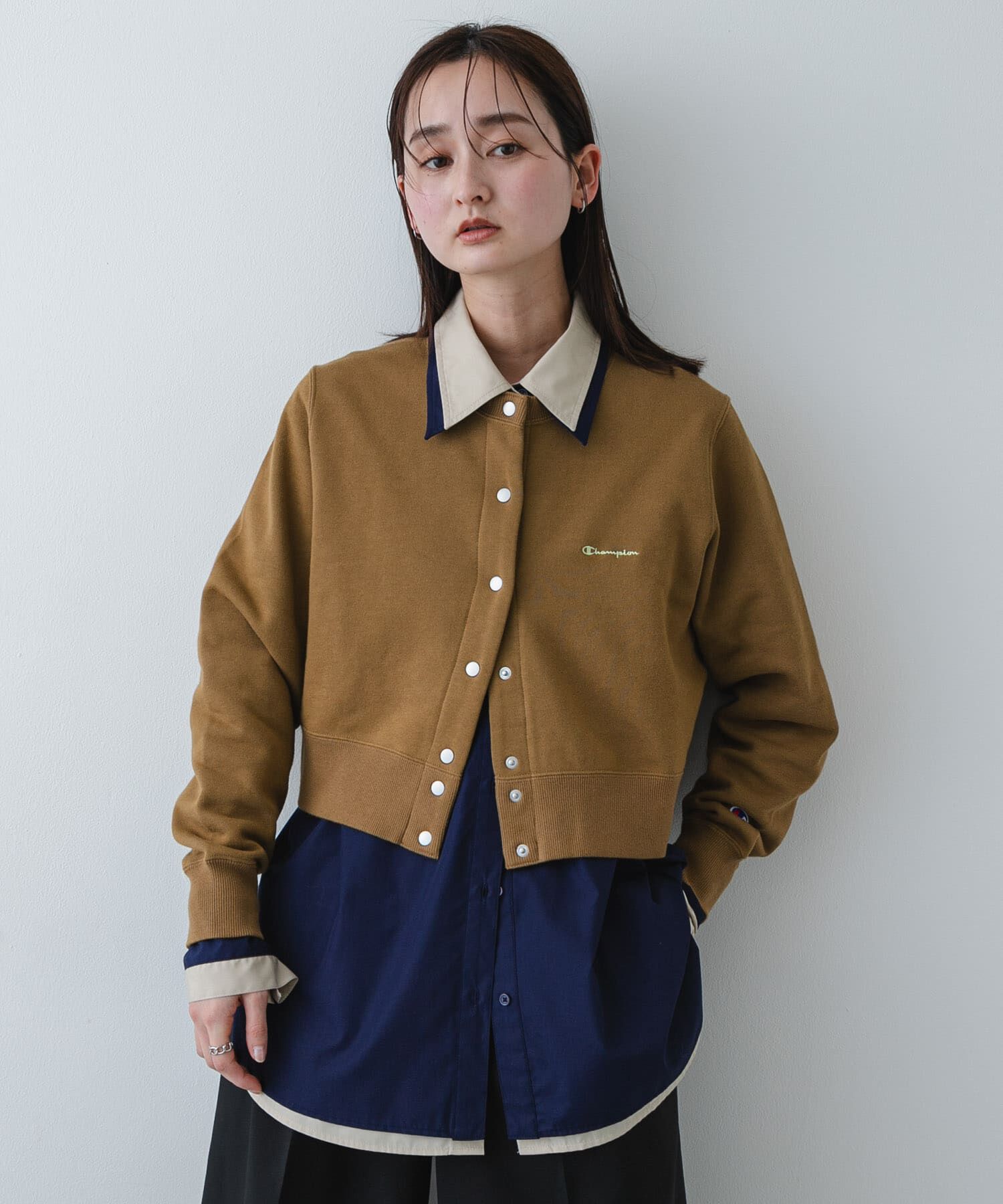 SENSE OF PLACE by URBAN RESEARCH「『別注』CHAMPION&times;SENSE OF PLACE　スウェットカーディガン」|カーディガン|