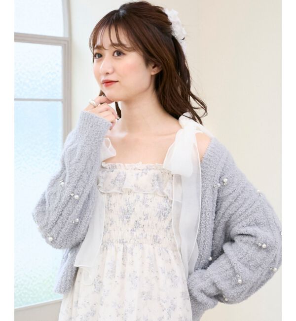  「2wayショルダーリボンキャミワンピ」|ワンピース|