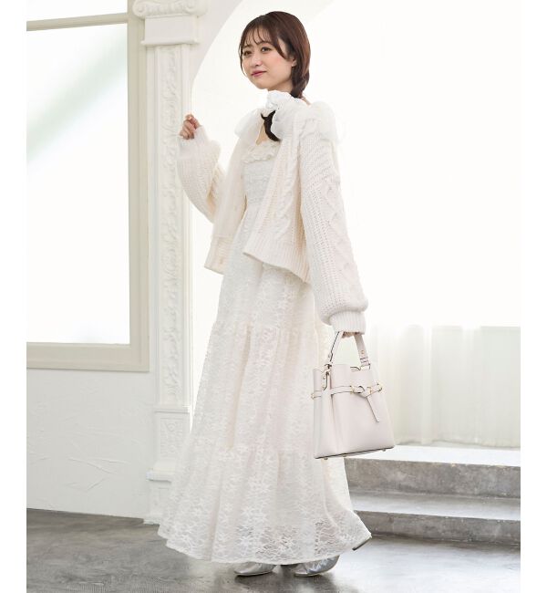  「2wayショルダーリボンキャミワンピ」|ワンピース|