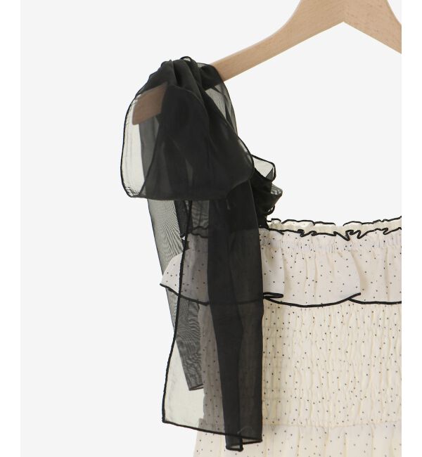  「2wayショルダーリボンキャミワンピ」|ワンピース|