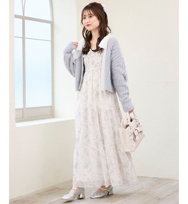  「2wayショルダーリボンキャミワンピ」|ワンピース|