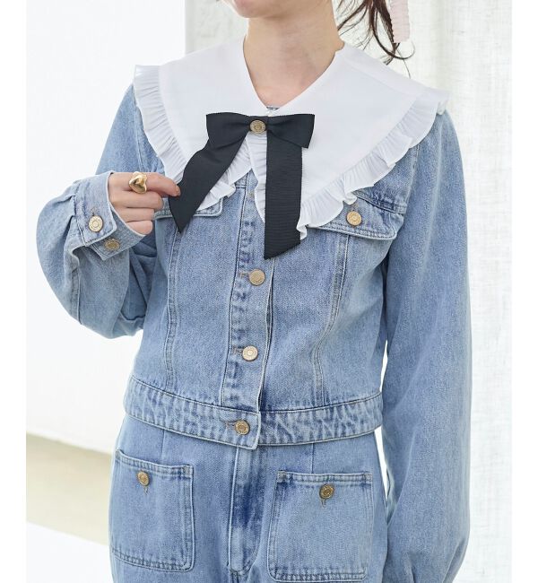  「フリルカラー＆ブローチセットGジャン」|その他|