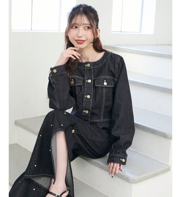  「フリルカラー＆ブローチセットGジャン」|その他|