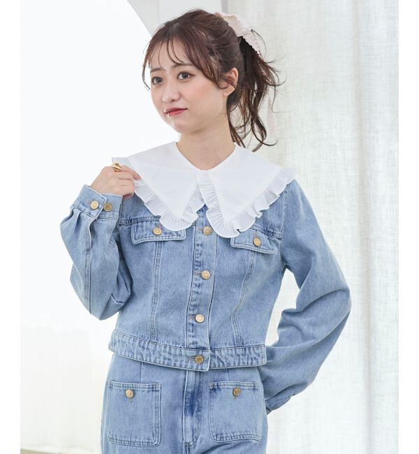  「フリルカラー＆ブローチセットGジャン」|その他|