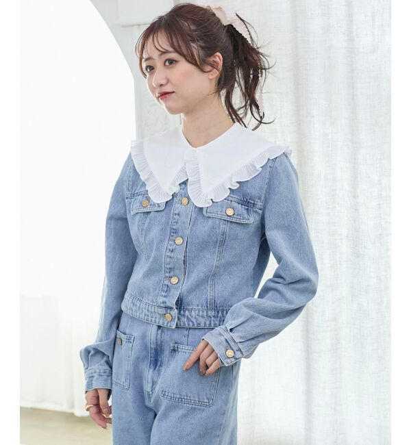  「フリルカラー＆ブローチセットGジャン」|その他|