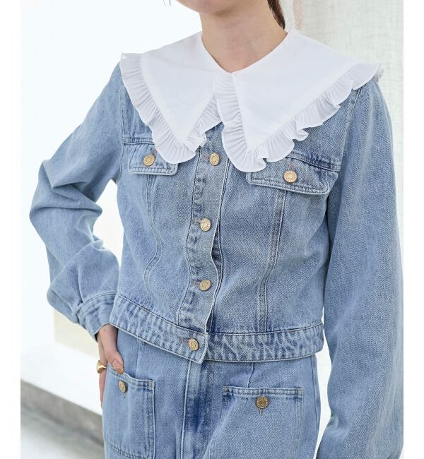  「フリルカラー＆ブローチセットGジャン」|その他|