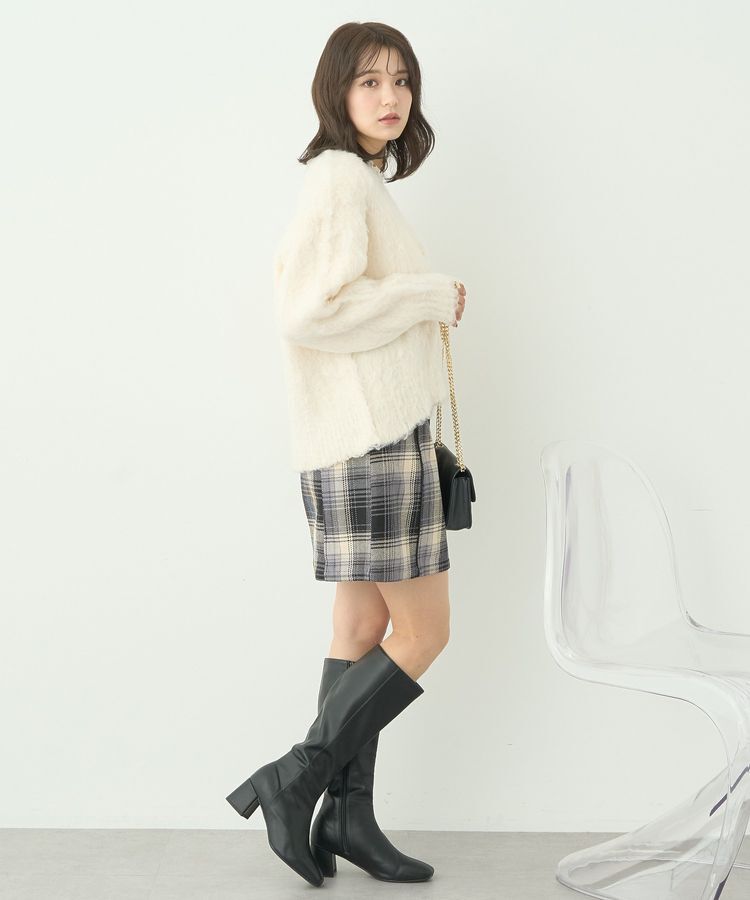 earth music&ecology「フワフワパールニットカーディガン」|カーディガン|