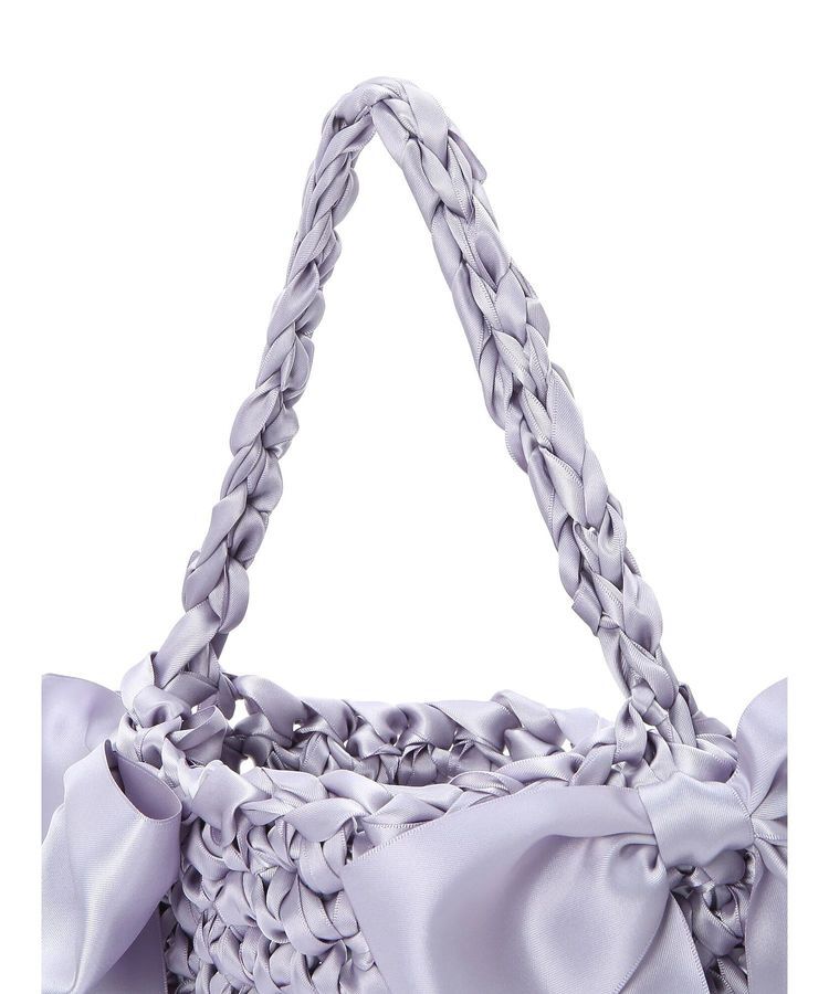 Maison de FLEUR「編み込みサイドリボンバッグ」|その他|