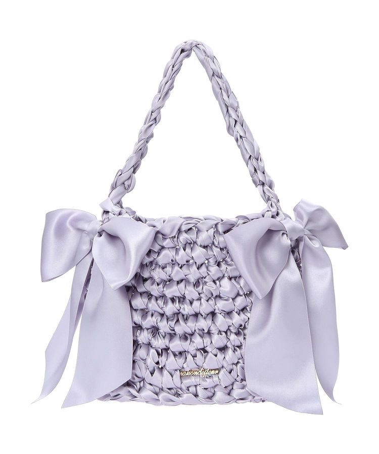 Maison de FLEUR「編み込みサイドリボンバッグ」|その他|