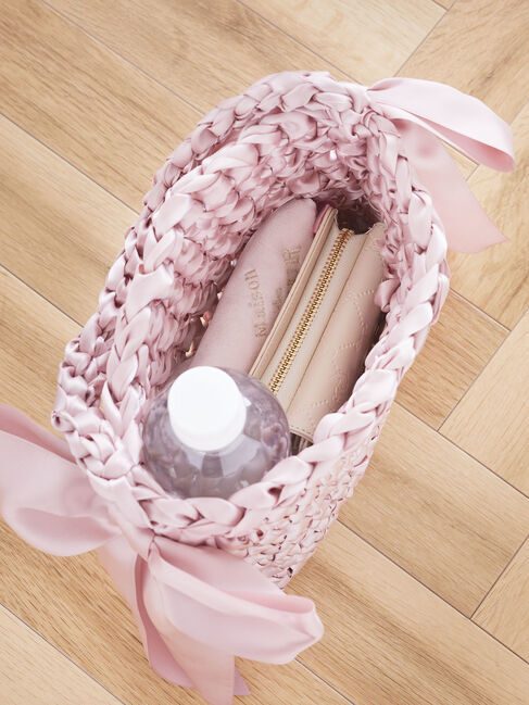 Maison de FLEUR「編み込みサイドリボンバッグ」|その他|