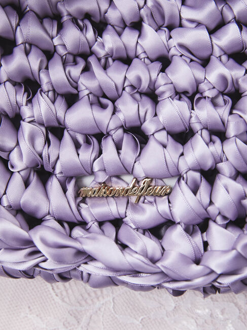 Maison de FLEUR「編み込みサイドリボンバッグ」|その他|