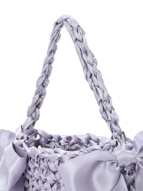 Maison de FLEUR「編み込みサイドリボンバッグ」|その他|