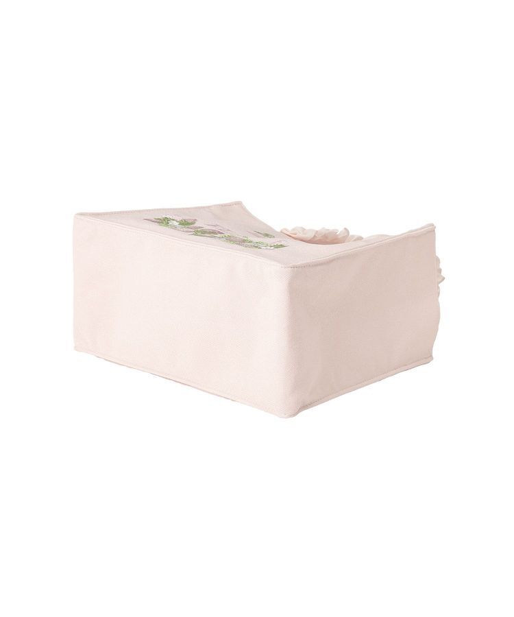Maison de FLEUR「いちごフリルハンドルスクエアトートバッグ」|トートバッグ|