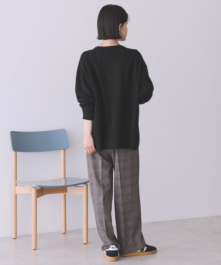 AMERICAN HOLIC「【WEB限定】バイパチサイドスリットニットプルオーバー＜静電気軽減＞」|ニット・セーター|