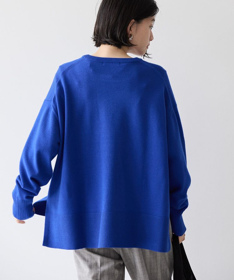 AMERICAN HOLIC「【WEB限定】バイパチサイドスリットニットプルオーバー＜静電気軽減＞」|ニット・セーター|