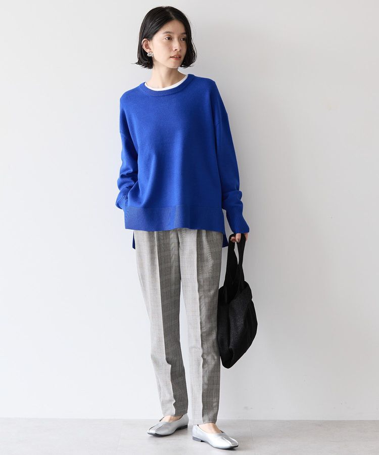 AMERICAN HOLIC「【WEB限定】バイパチサイドスリットニットプルオーバー＜静電気軽減＞」|ニット・セーター|