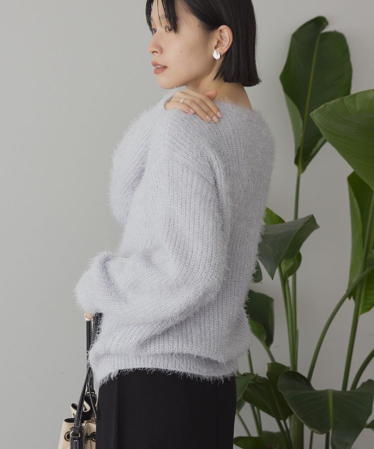 AMERICAN HOLIC「【WEB限定】フェザーゆるニットプルオーバー」|ニット・セーター|