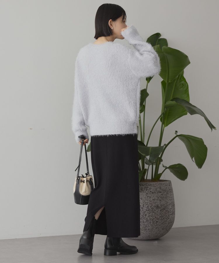 AMERICAN HOLIC「【WEB限定】フェザーゆるニットプルオーバー」|ニット・セーター|