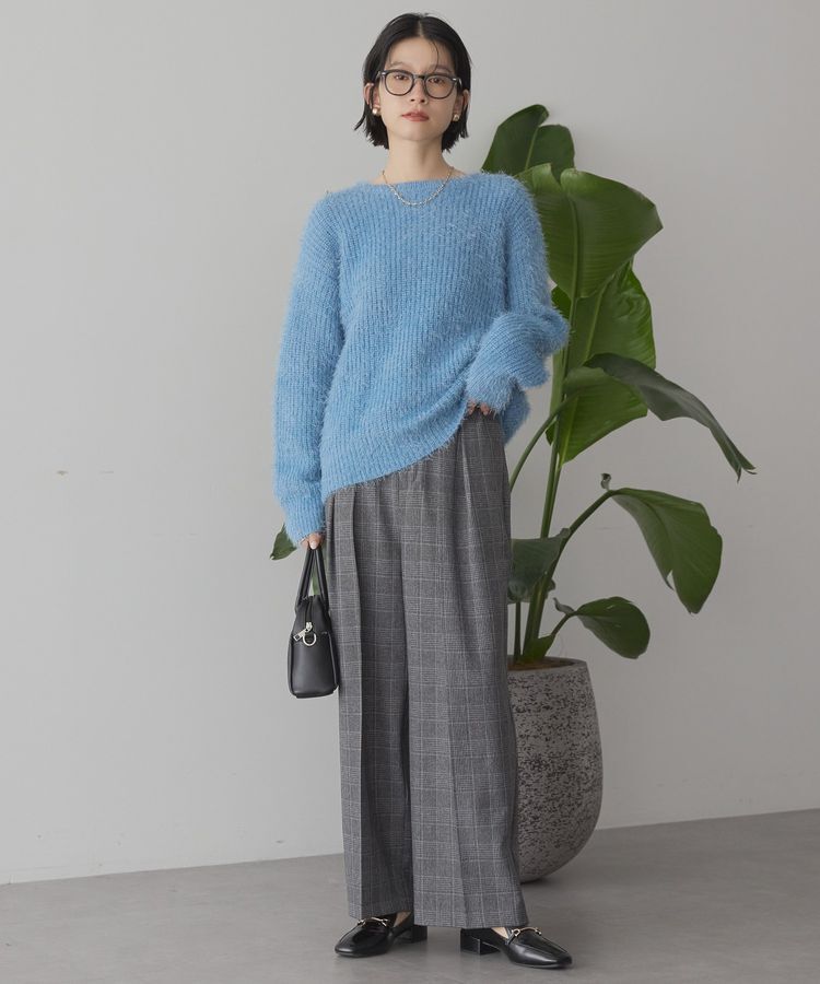 AMERICAN HOLIC「【WEB限定】フェザーゆるニットプルオーバー」|ニット・セーター|