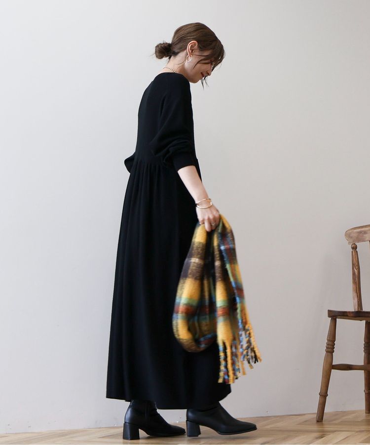 AMERICAN HOLIC「【WEB限定】バイパチティアードニットワンピース＜静電気軽減＞」|ワンピース|