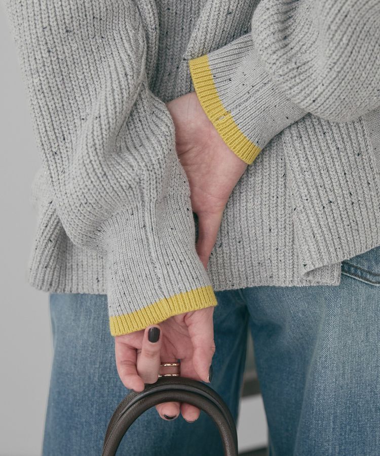 AMERICAN HOLIC「【WEB限定】配色ラインニットプルオーバー」|ニット・セーター|