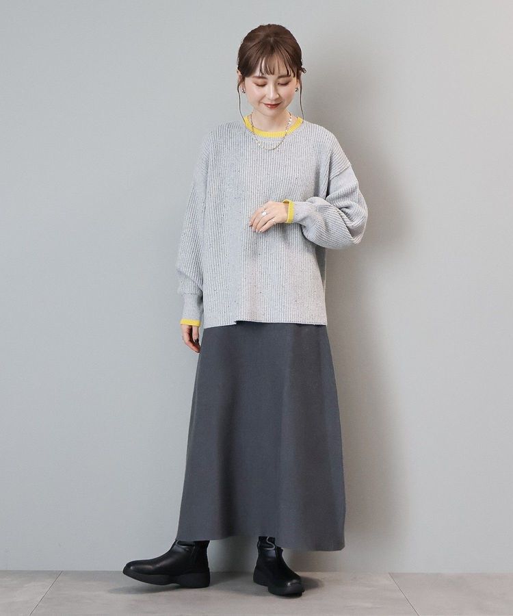 AMERICAN HOLIC「【WEB限定】配色ラインニットプルオーバー」|ニット・セーター|