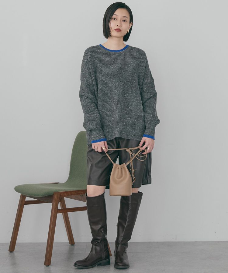 AMERICAN HOLIC「【WEB限定】配色ラインニットプルオーバー」|ニット・セーター|