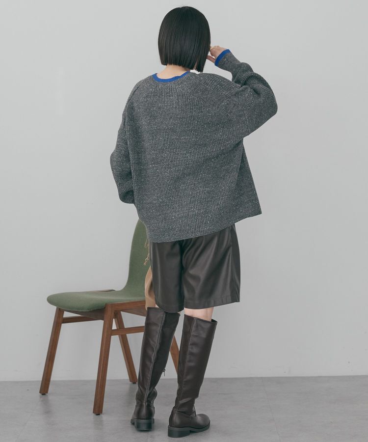 AMERICAN HOLIC「【WEB限定】配色ラインニットプルオーバー」|ニット・セーター|