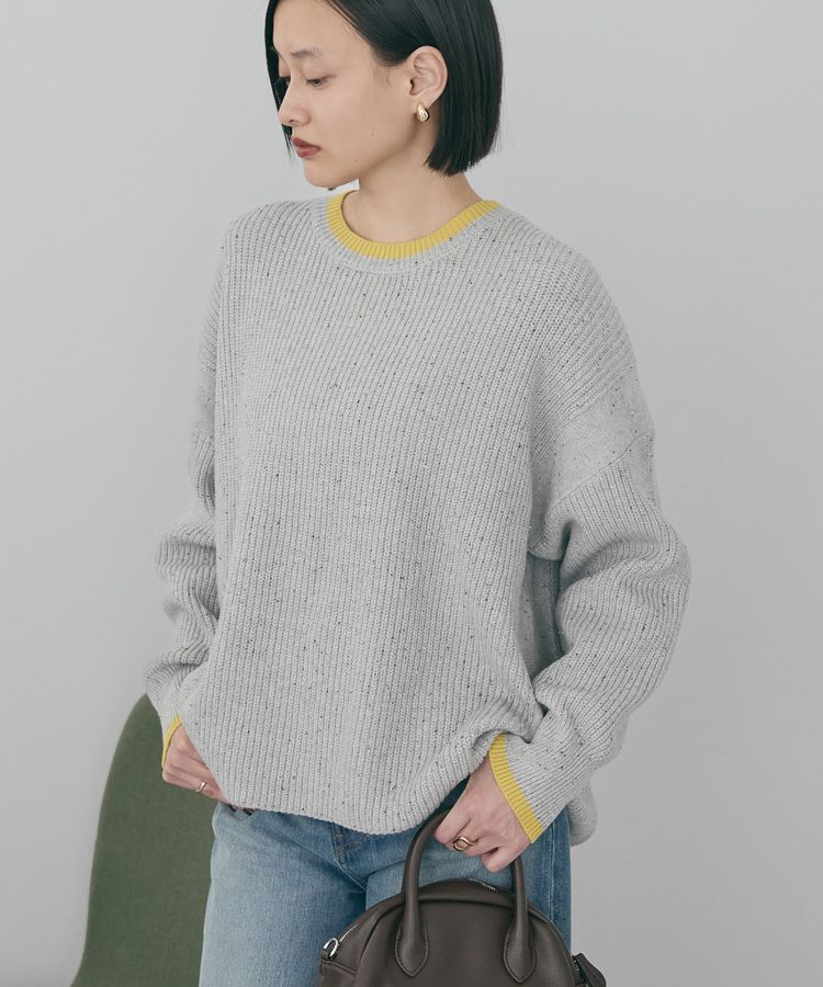 AMERICAN HOLIC「【WEB限定】配色ラインニットプルオーバー」|ニット・セーター|