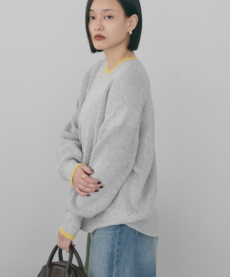 AMERICAN HOLIC「【WEB限定】配色ラインニットプルオーバー」|ニット・セーター|