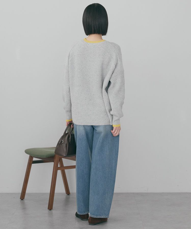 AMERICAN HOLIC「【WEB限定】配色ラインニットプルオーバー」|ニット・セーター|