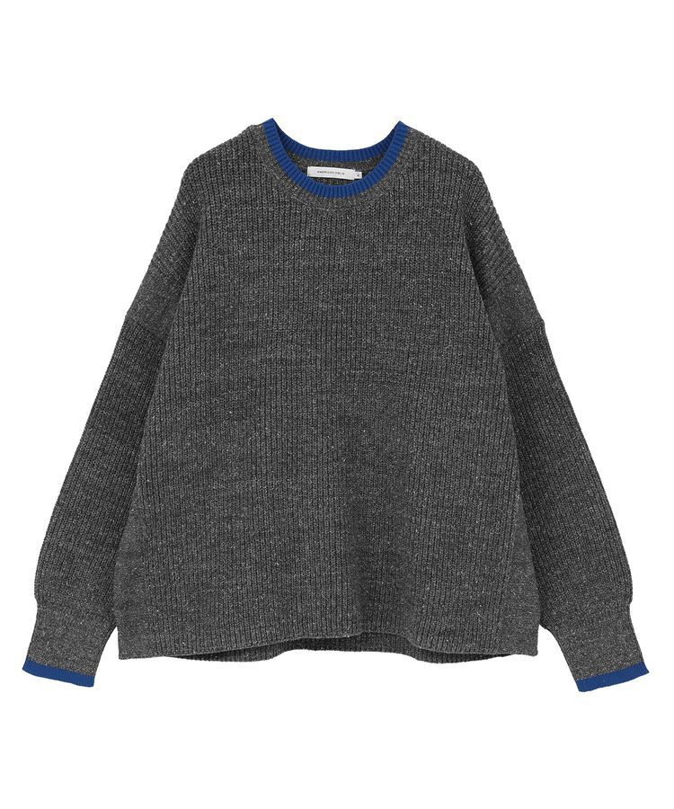 AMERICAN HOLIC「【WEB限定】配色ラインニットプルオーバー」|ニット・セーター|