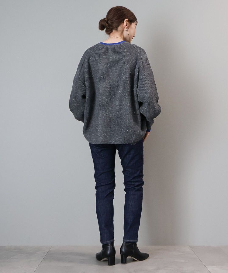 AMERICAN HOLIC「【WEB限定】配色ラインニットプルオーバー」|ニット・セーター|