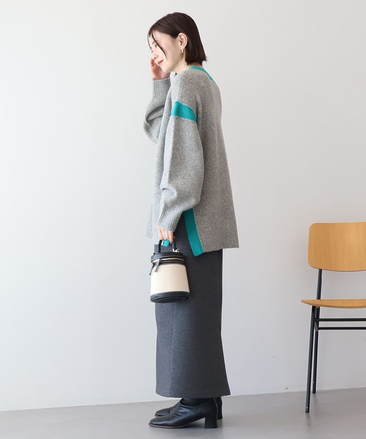 AMERICAN HOLIC「バイカラーニットプルオーバー【WEB限定カラー有り】」|ニット・セーター|