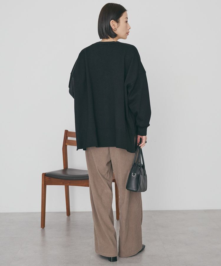 AMERICAN HOLIC「【WEB限定】バイパチVネックルーズカーディガン＜静電気軽減＞」|カーディガン|