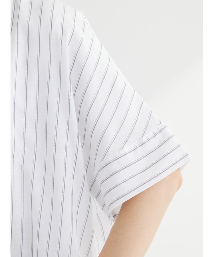 Green Parks「綿麻混スキッパーミニワンピース」|ワンピース|