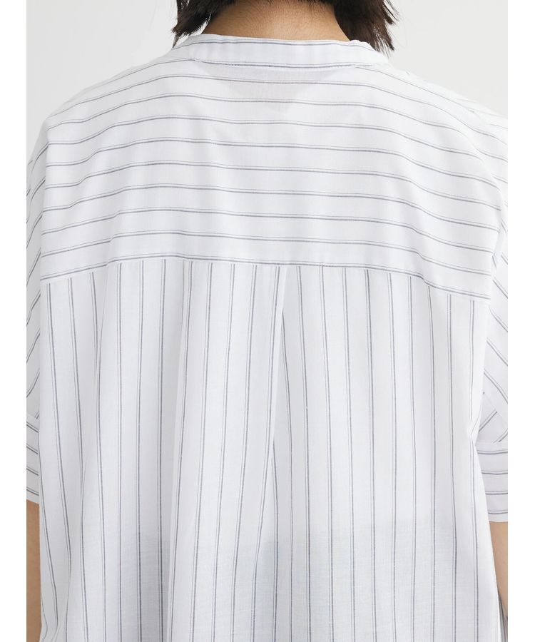 Green Parks「綿麻混スキッパーミニワンピース」|ワンピース|